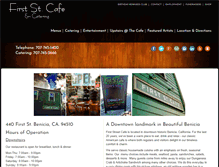 Tablet Screenshot of firststcafe.com